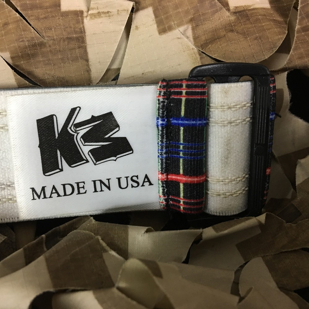 NEW KM Paintball Universal Mask Goggle Strap - Plaid Multiple