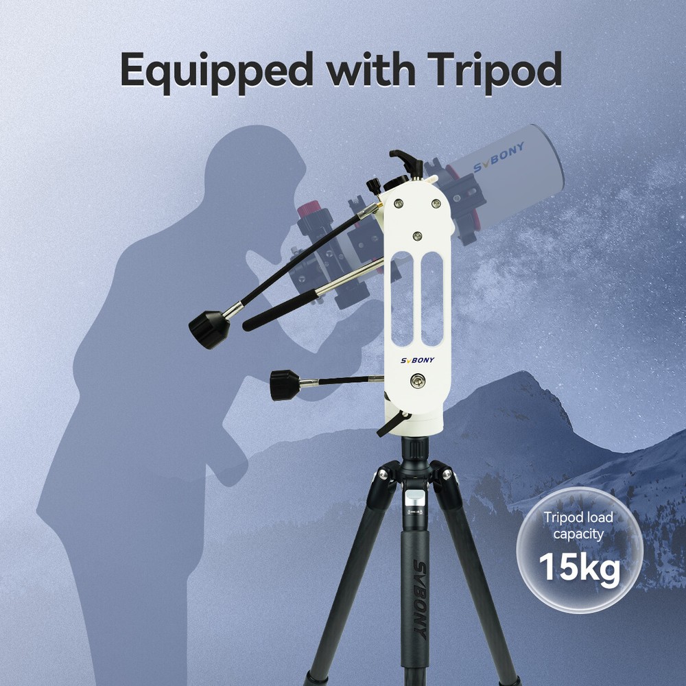 SVBONY SV225 Adjustable Angle Alt-Azimuth Telescope Mount for Astronomical