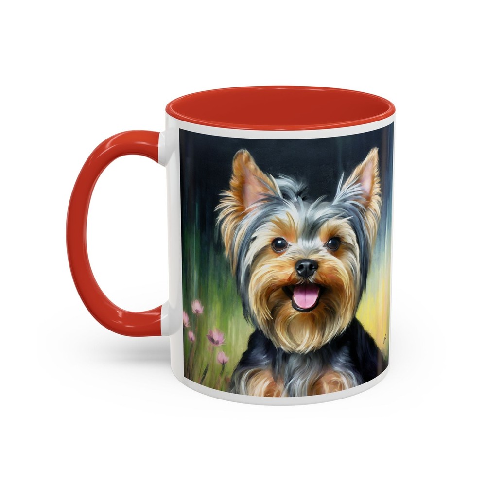 Yorkshire Terrier Ceramic Accent Coffee Mug
