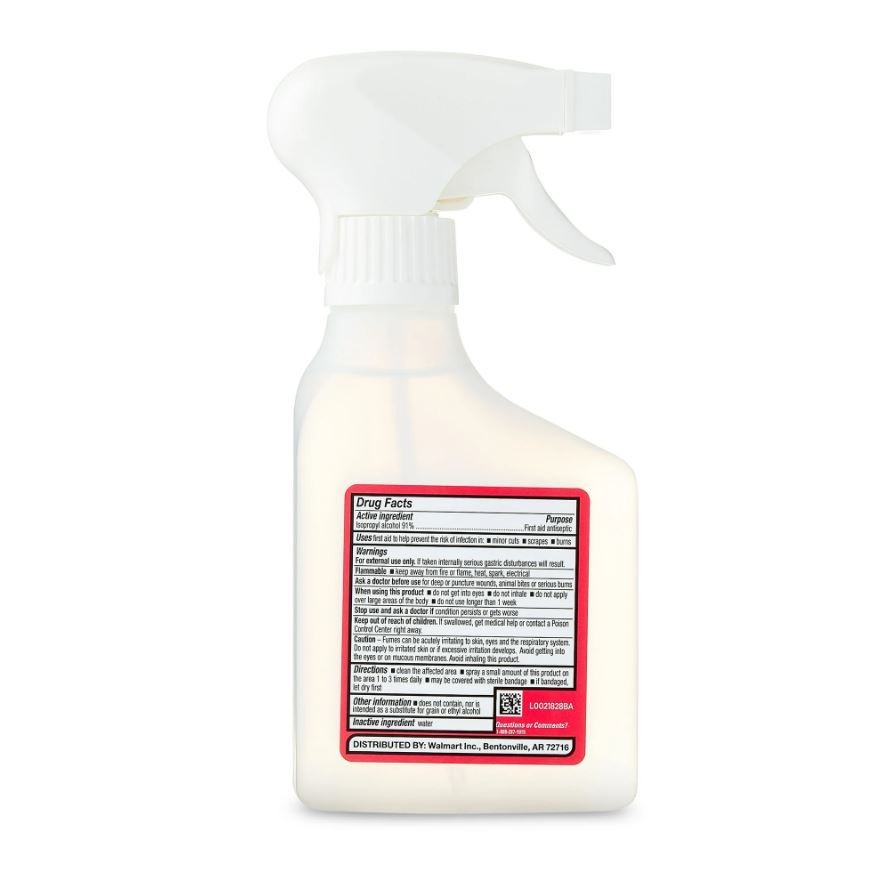 Isopropyl Alcohol First Aid Antiseptic Equate 91%, 10 fl oz