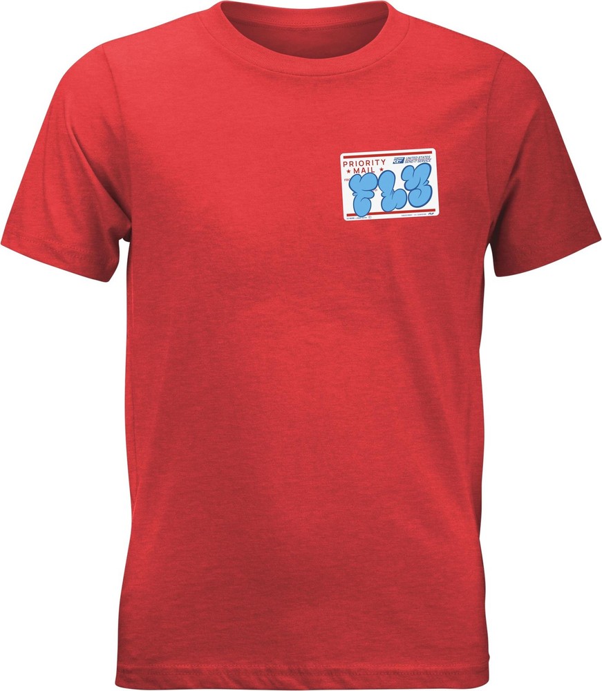 Youth Fly Graffiti Tee Red Yl