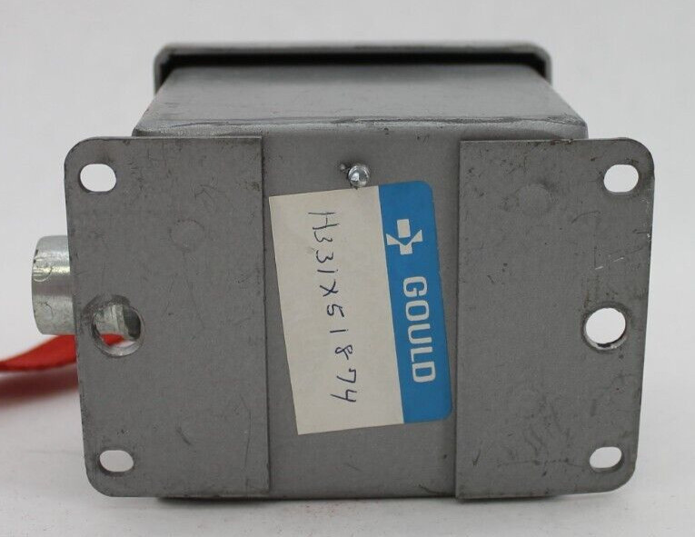 Gould (2) 800T-XA Joystick Switch with Red Strap (Missing Enclosure Screws)