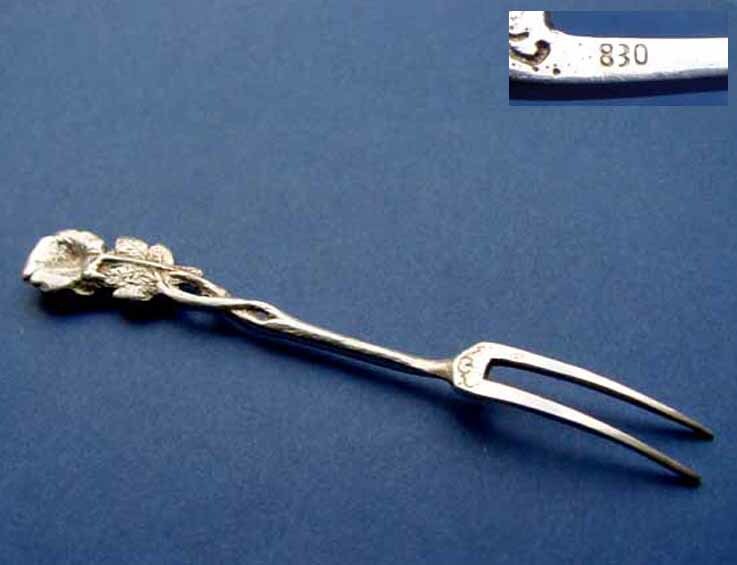 Serving Fork, Rose, 830 Silver C57
