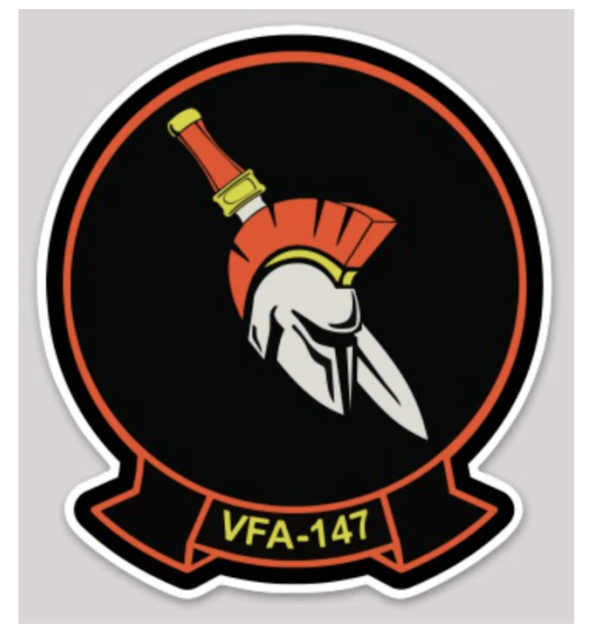 4" NAVY VFA-147 ARGONAUTS STICKER DECAL
