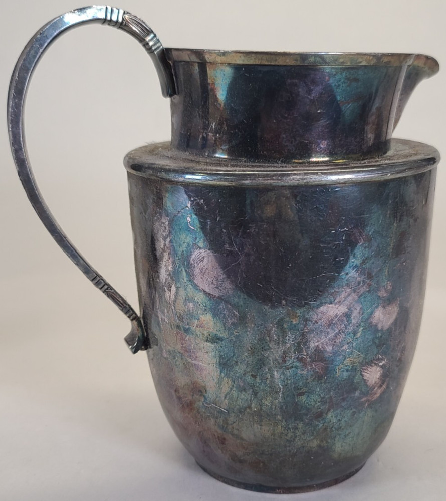 Tropical By International Silver Co Serving Pitcher Water Jug 8" Tall 8117