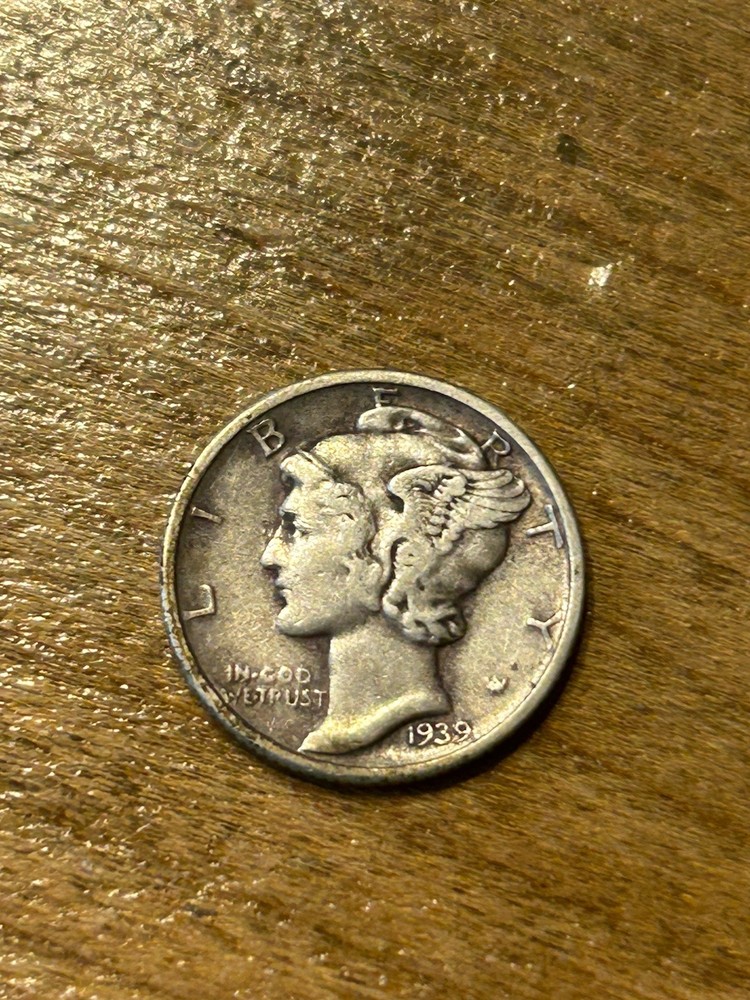 1939D Mercury Dime XF