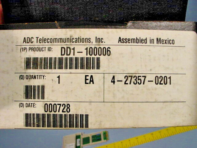 *ADC DD1-100006 4-27357-0201 DROP AND ACCESS INSERT CARD