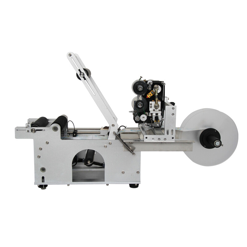 1 PC 110V Round Bottle Coding&Labeling Machine Ф0.47"-3.54"Labeling Bottle Dia.