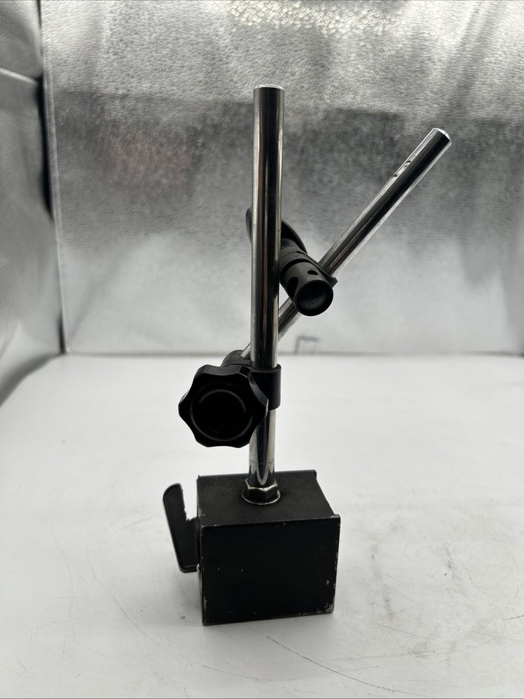 Magnetic Base Stand With Indicator Mount Arm Holder Vintage