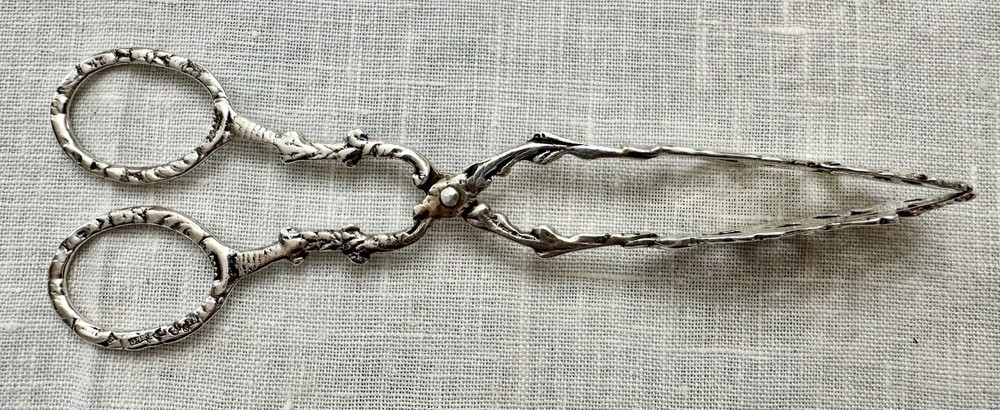 Antique Swedish Solid Silver 830 Sugar/Cookie Tongs