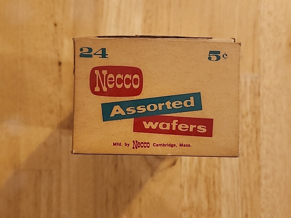 Necco Assorted Wafers Candy Box