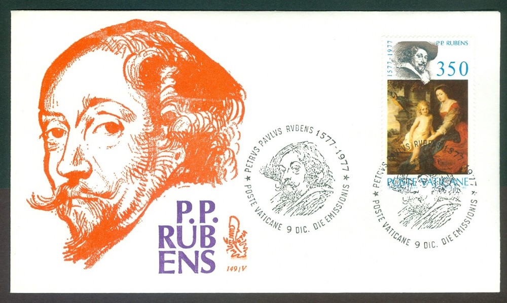 Vatican City Sc# 629: Peter Paul Rubens on FDC