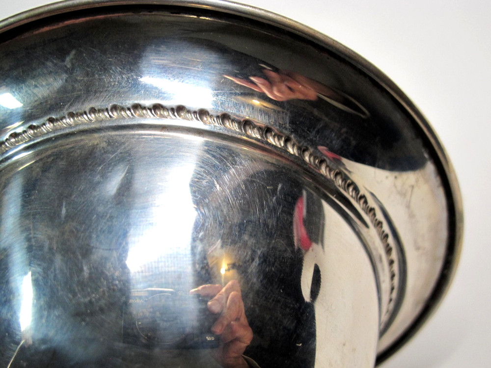 Sterling Silver Candy Dish Weighted 5” Diameter