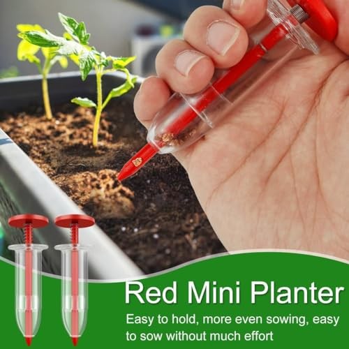 6Pcs Mini Sowing Seed Dispenser, Seed Planter Tool, Handheld Seed Planter,