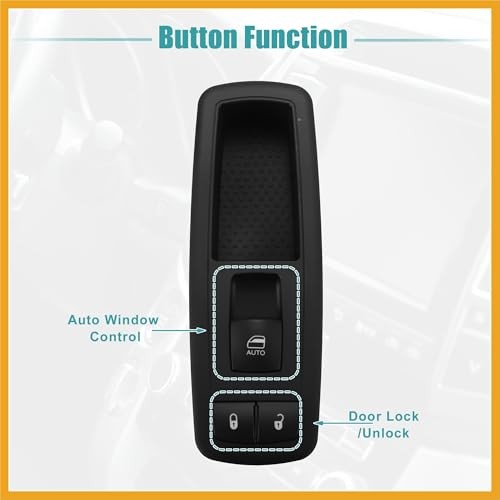 Front Right Passenger Side Master Power Window Switch Replaces Fit for Dodge
