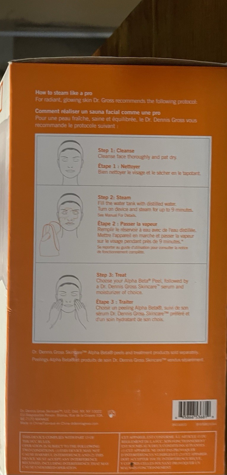 Dr. Dennis Gross Pro Facial Steamer Facial Deep Cleaning New in Box & Packaging