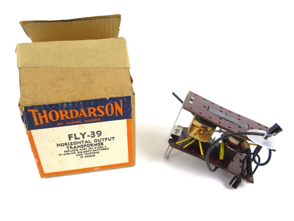NOS Thordarson FLY-39 Horizontal Output Transformer - Airline, Belmont, Raytheon