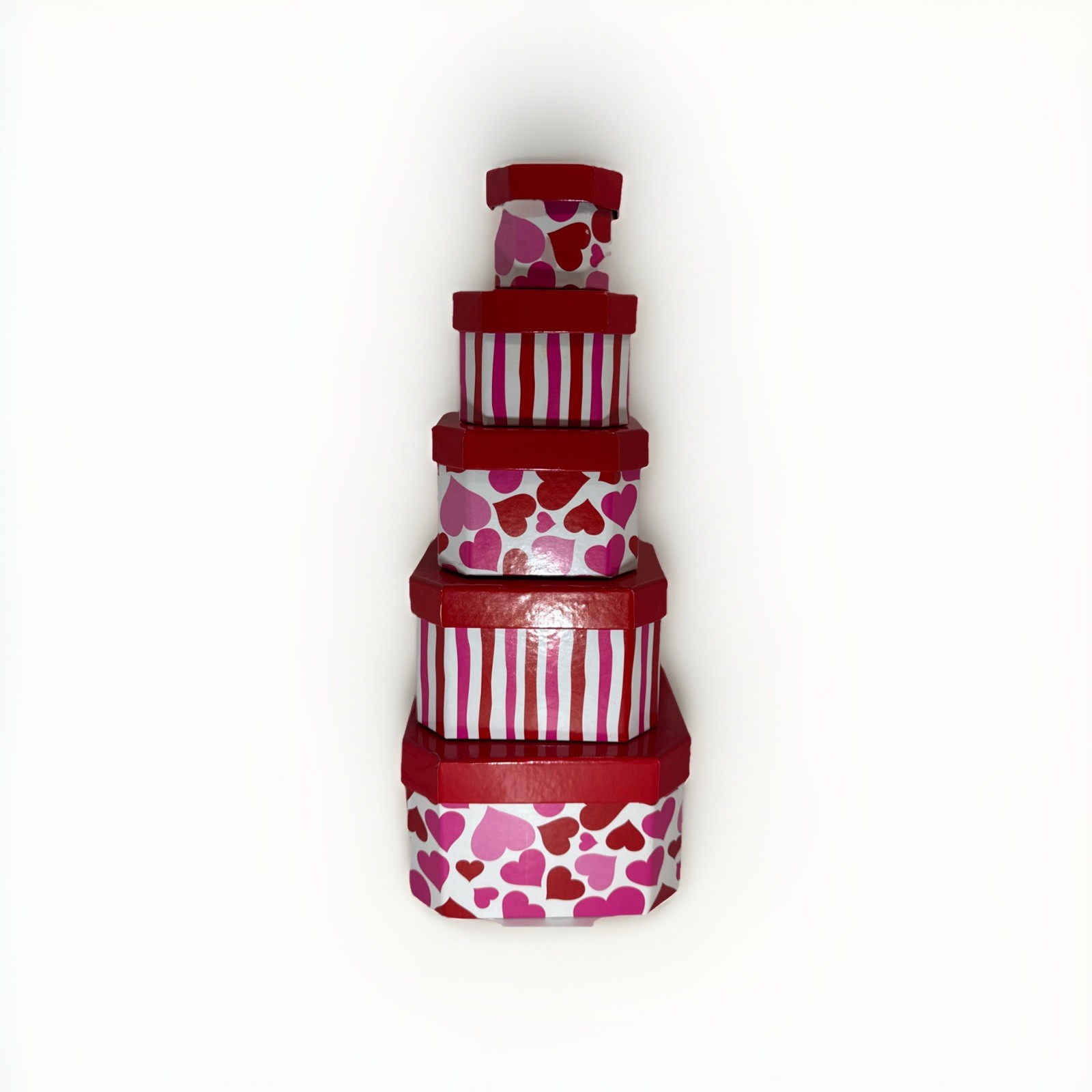 Valentines Day Nesting Gift Boxes Set Of 5