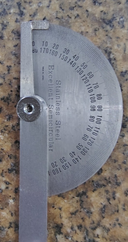 🗽STAINLESS STEEL EXCELLENT SEMICIRCULAR PROTRACTOR