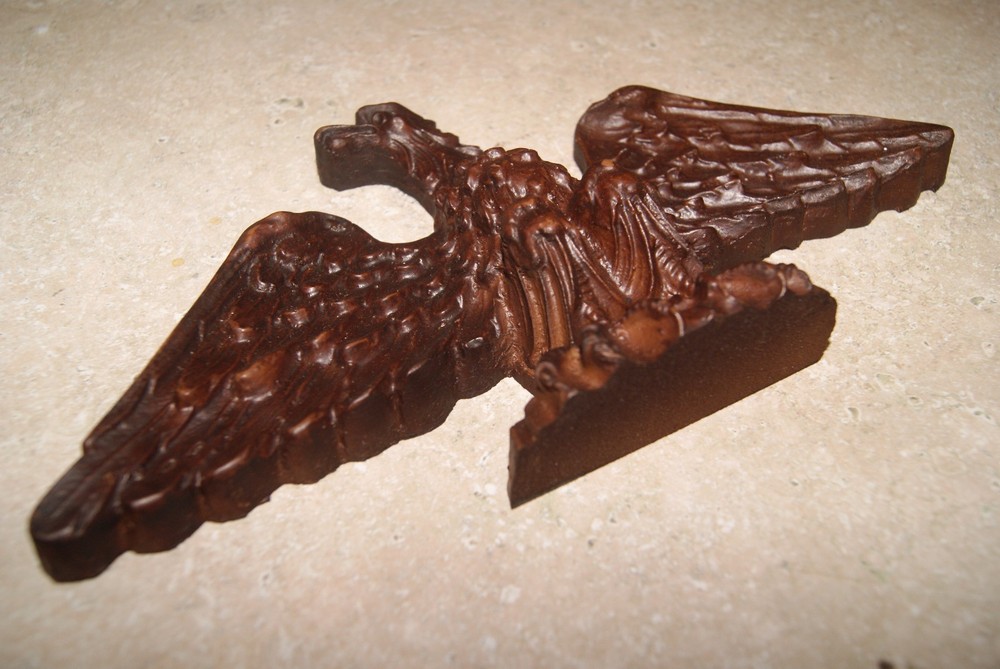 MOLDED EAGLE ORNAMENT NEW CLOCK PARTS