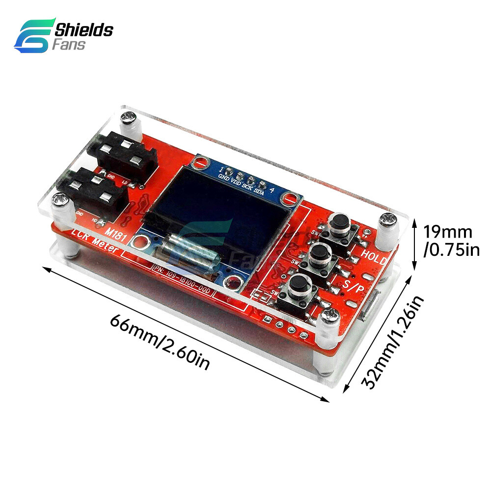 M181 LCR Bridge Tester Module Kit DIY Inductance Capacitance Meter Component Kit