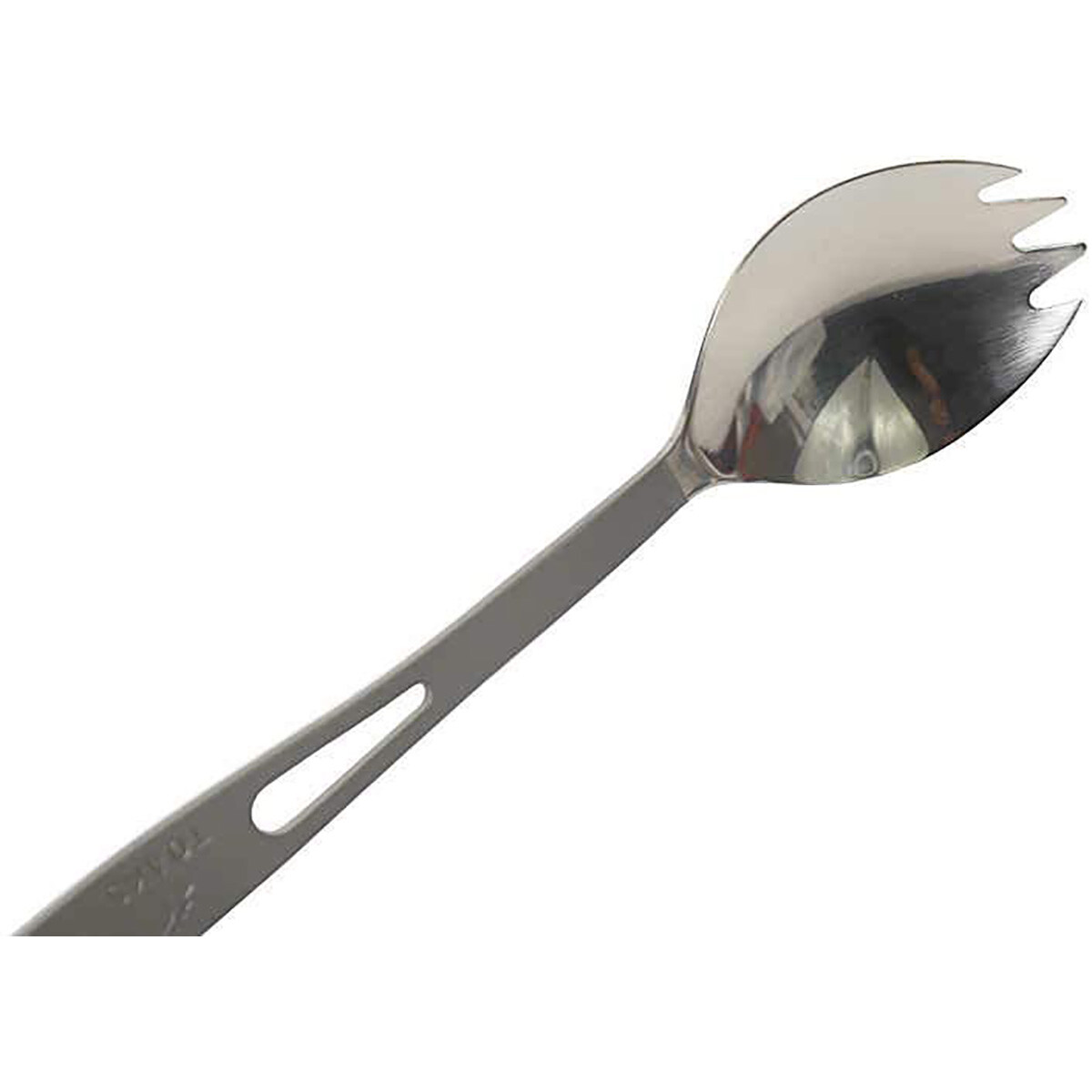 TOAKS Titanium Spork with Polished Head - SLV-01 - Outdoor Camping