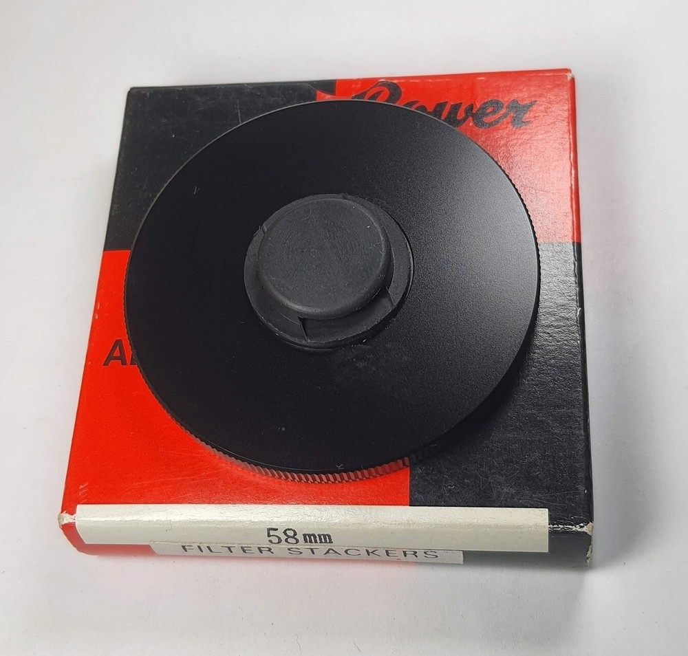 58mm Metal Stack Filter Cap Set To Stack Protect Store Case 58 mm E58 Japan E-58