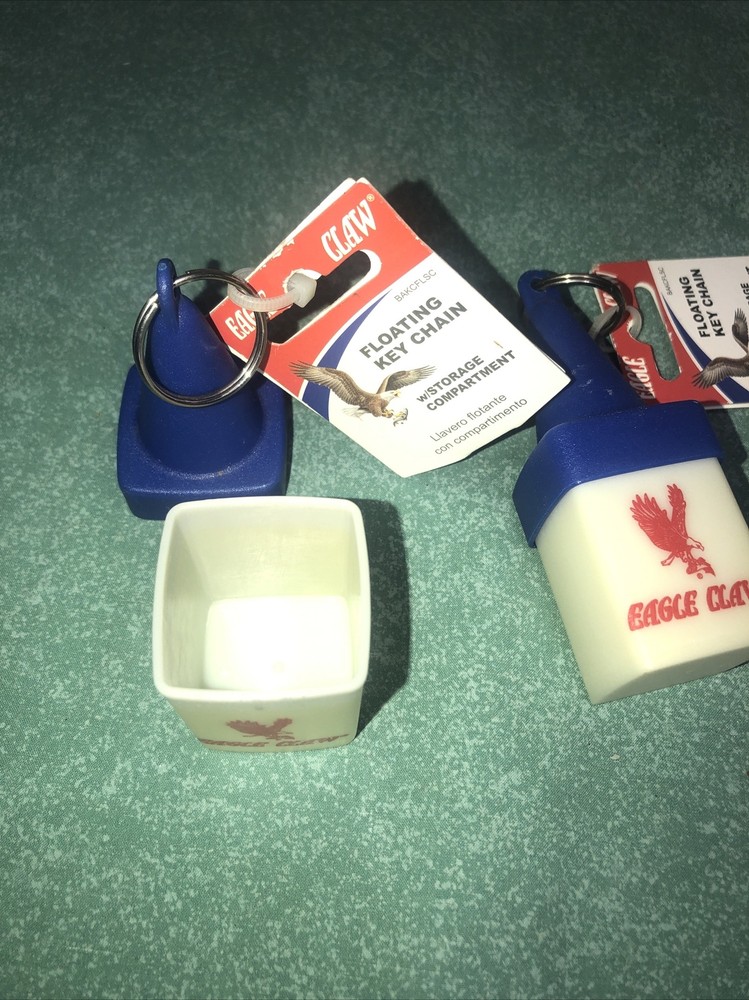 Eagle Claw Floating Key Chains With Storage Compartment - BAKCFLSC