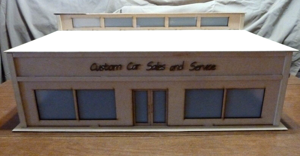 -Oversize Custom Model Garage/Showroom/Store/Office HO Diorama