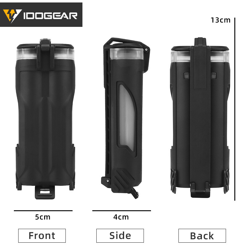 IDOGEAR Tactical Battery Case Pack Storage Box For CR123/AAA Double Version Camo