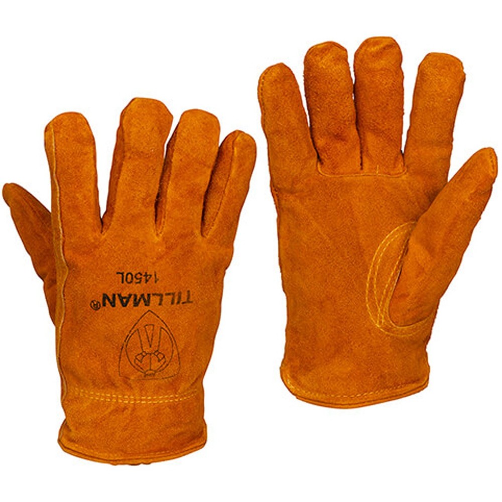 Tillman 1450 Split Cowhide Winter Work Gloves, Pile Lined, Large