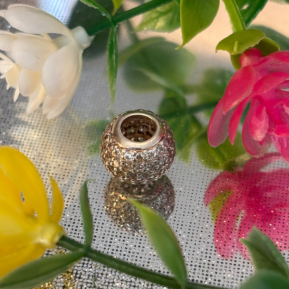 Pandora 💖 Silver Pave Lights Charm 🌟💫