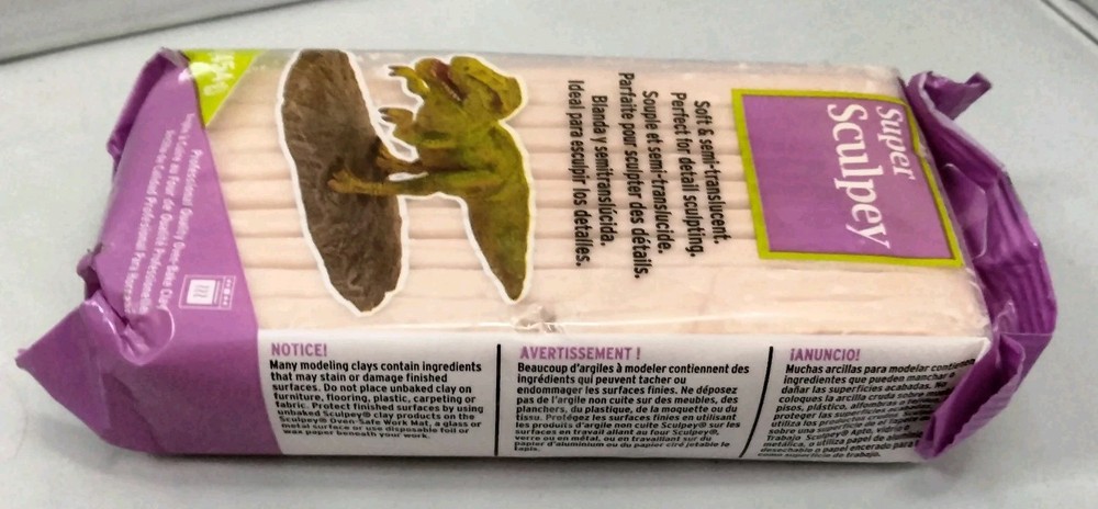 Super Sculpey Polymer Clay 1lb-Beige