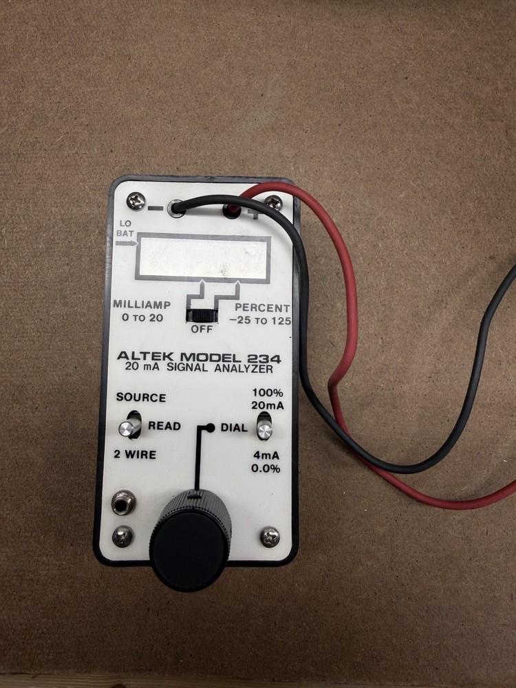 Alex Loop Analyzer Model No. 234