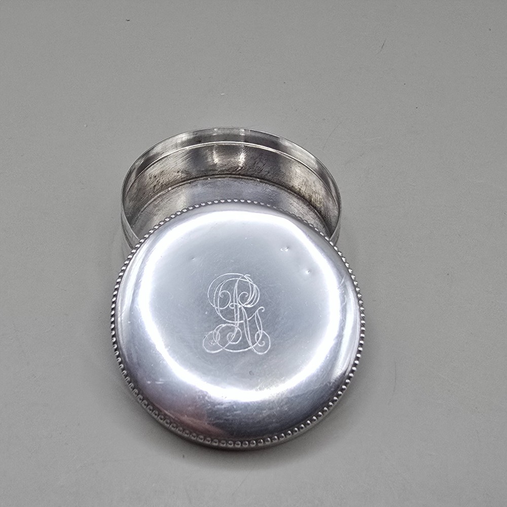 Antique Continental 800 Silver Vanity Box