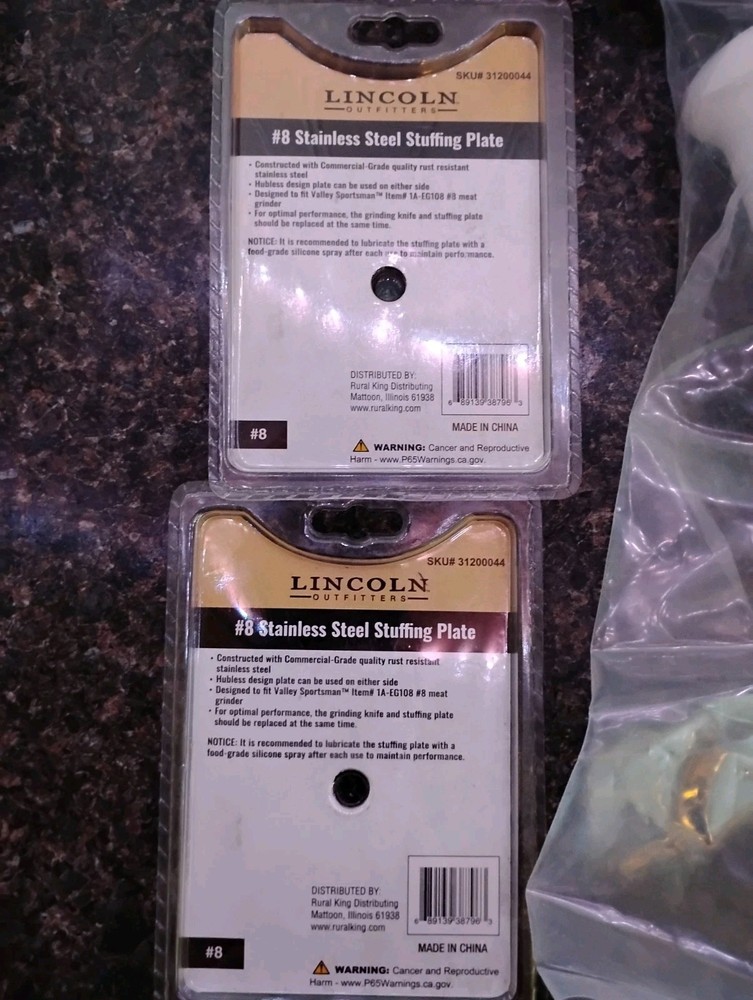 Meat Stomper/Stuffing Plates Bundle