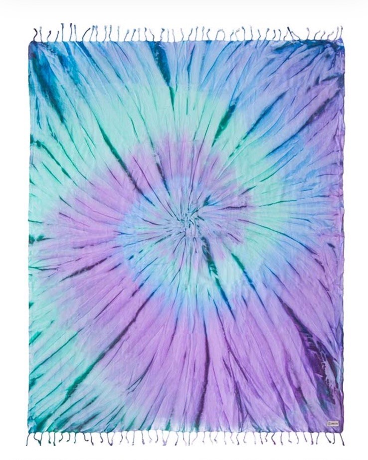 Sand Cloud XL Luna Beach Towel Blanket Turkish Cotton Tie Dye $74