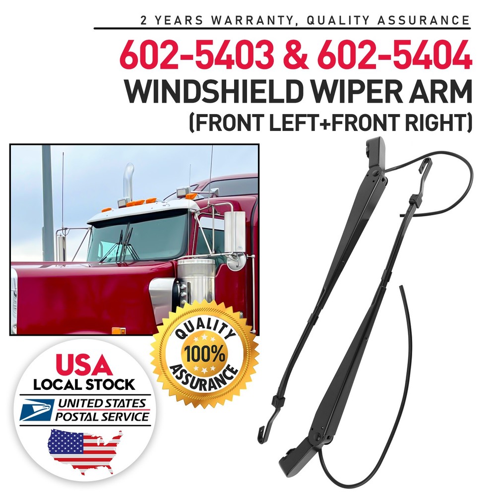 Durable Front Left&Right Windshield Wiper Arm OEM Replace For 602-5403 602-5404