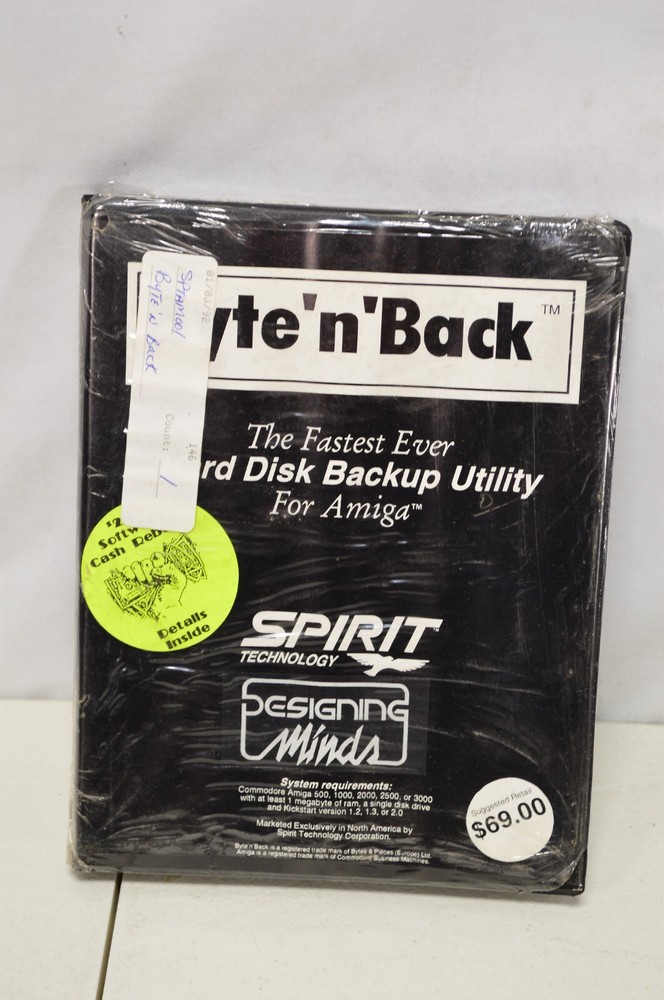 Byte n Back Hard Disk Backup Utility Amiga Software