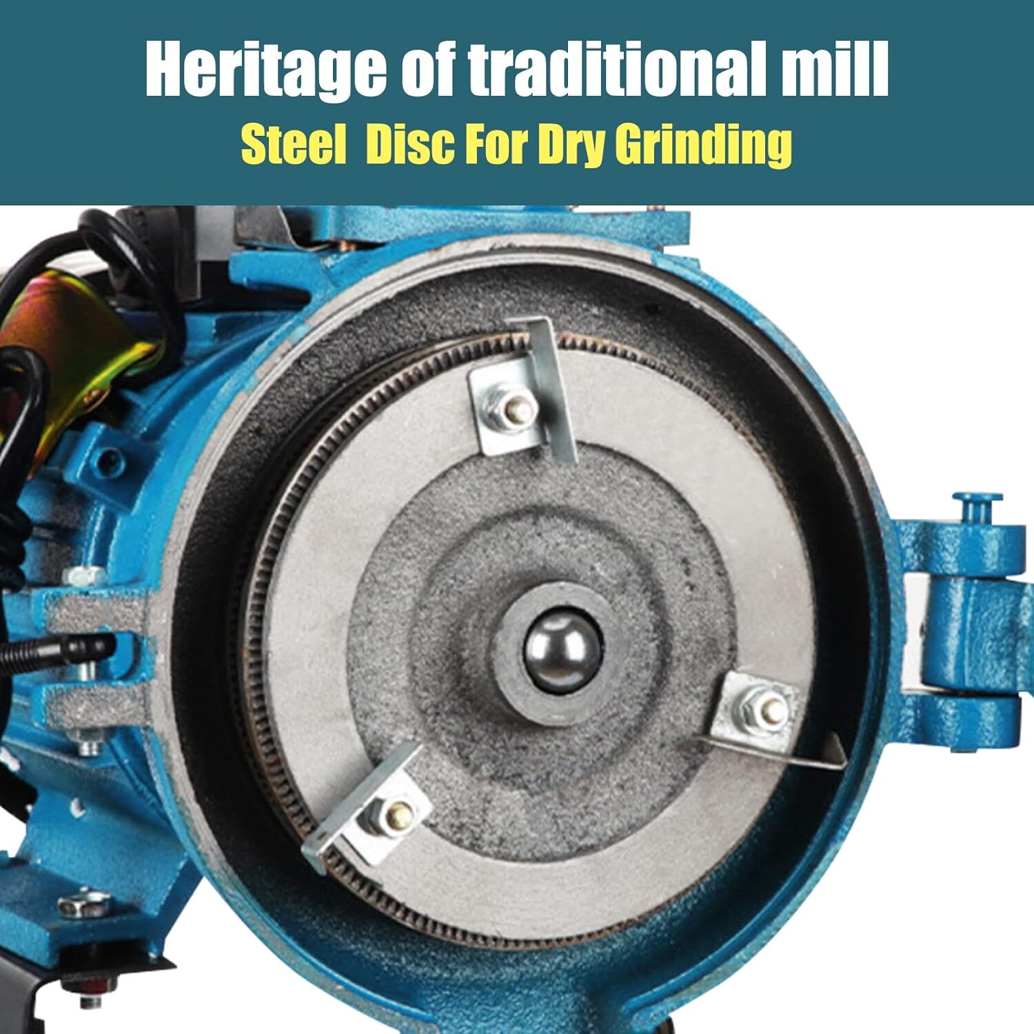 NAIZEA 3000W Electric Grain Mill Cereals Corn Grain Coffee Wheat Feed Machine