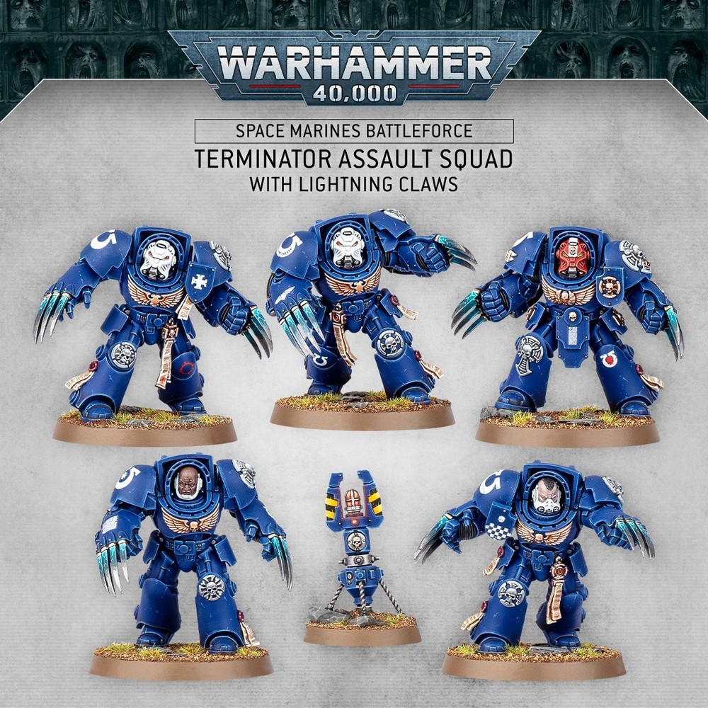 Warhammer 40k Terminator assault squad bits 2025 new release version