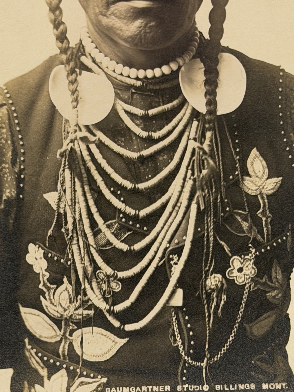 Antique Native American Indian of Crow Nation; Montana; Late 19th Century