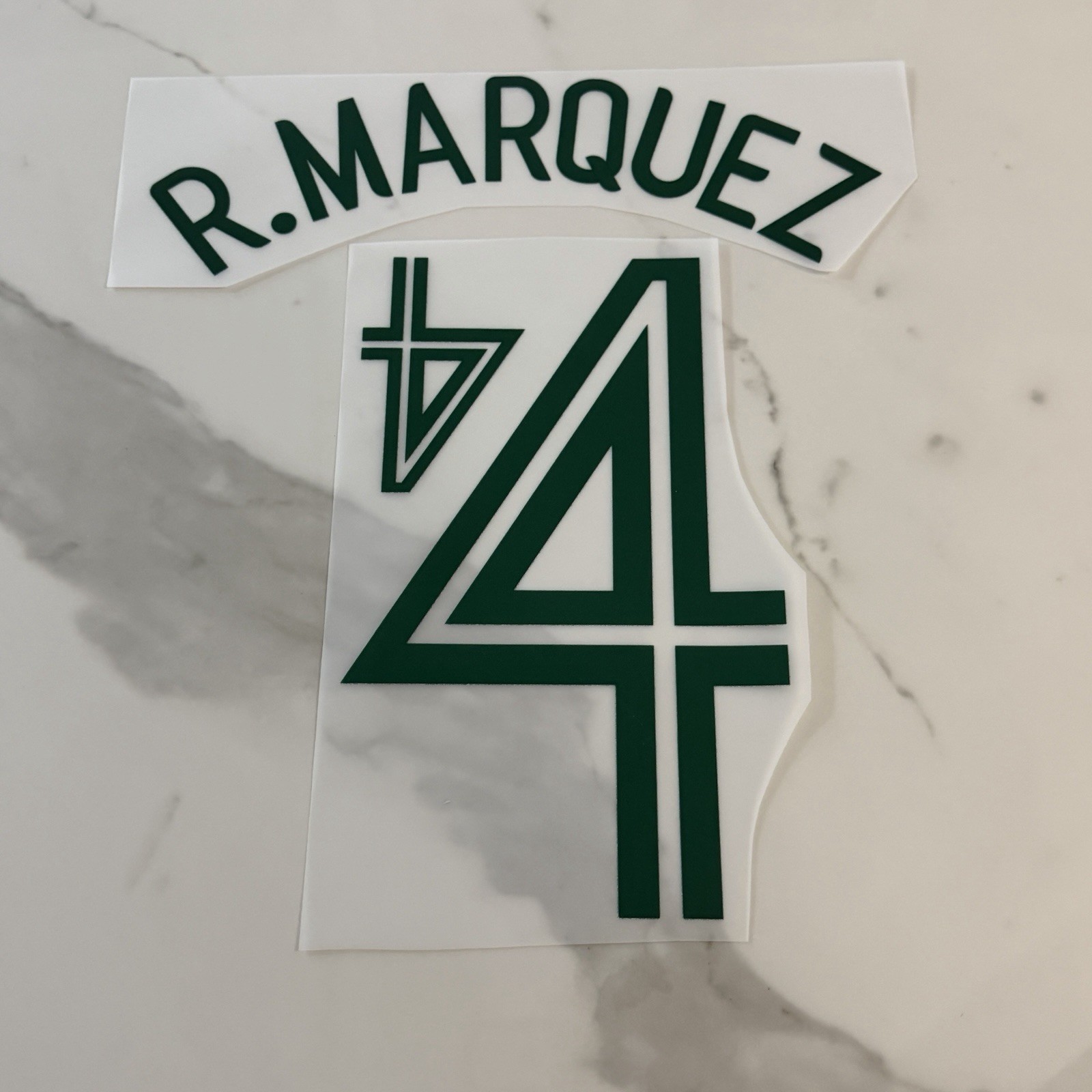2006 Rafa MARQUEZ Mexico Away Nameset Name Number Dorsal El Tri