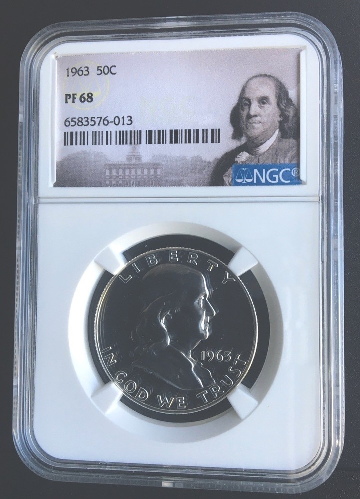 1963 50 C BENJAMIN Franklin PF 68