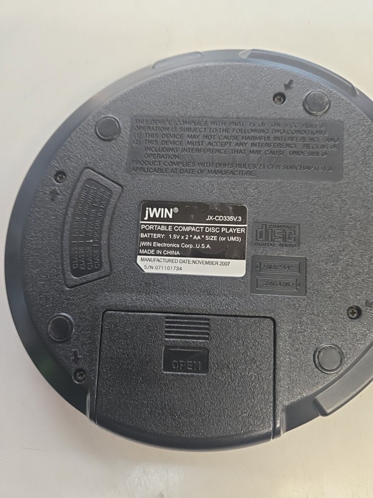 jWIN JX-CD335V.3 Slim CD Player