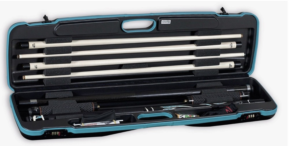 LONGONI SULTAN CUE CASE 2x4 ** CUES NOT INCLUDED.