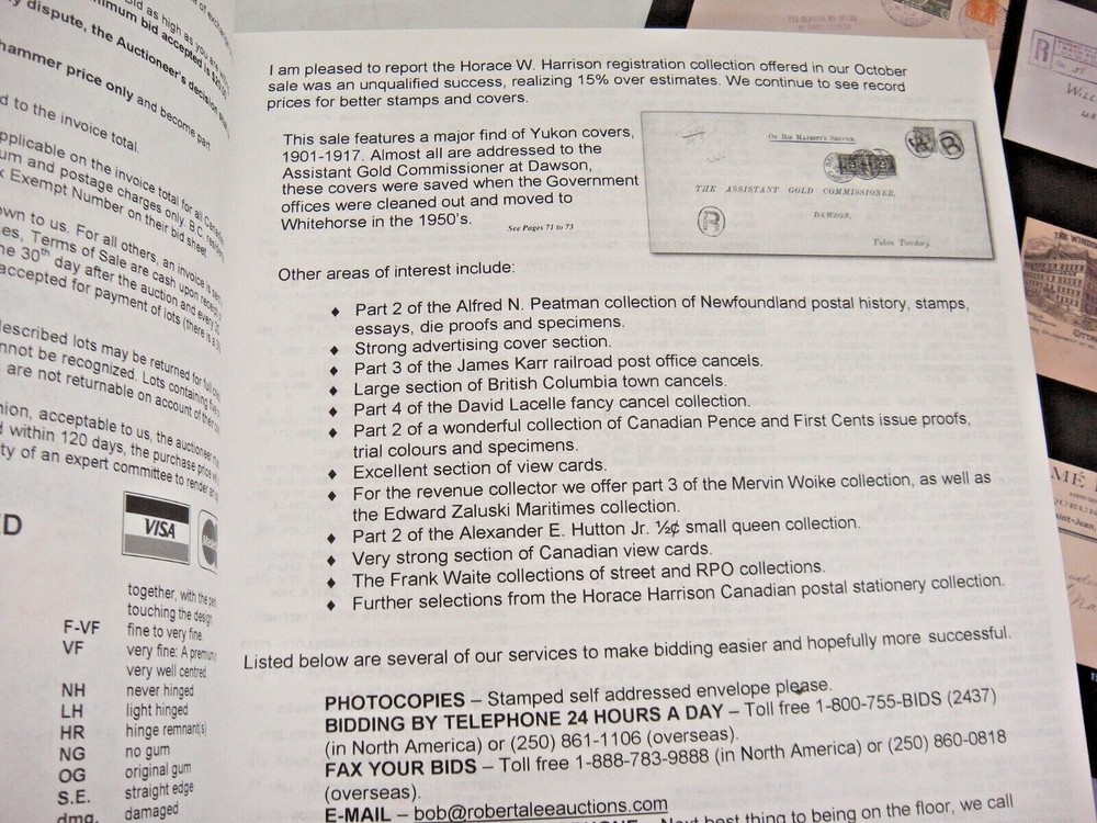 Robert Lee Auction Catalog Canada & BNA Stamps & Postal History Lot of 3 2004