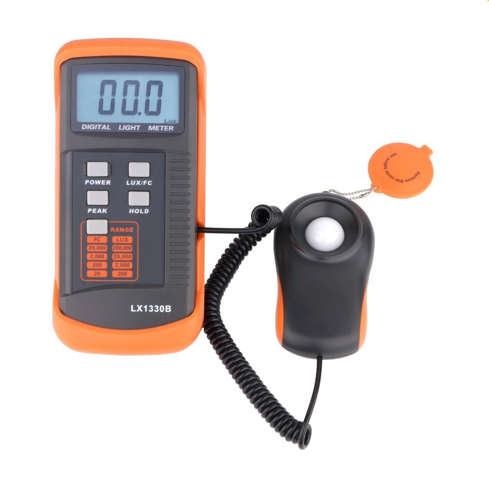 LX1330B Light Meter with Data hold and peak reading hold function