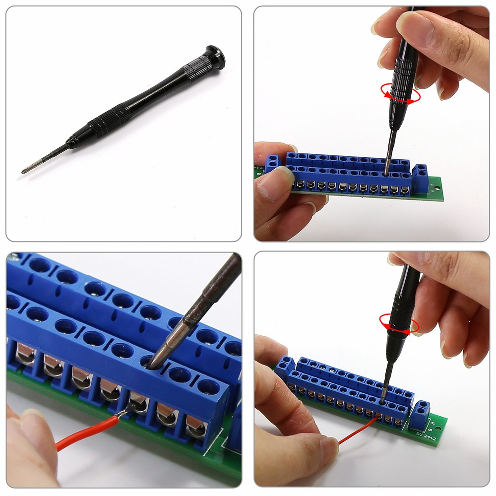 1pc Power Distribution Board 2 Inputs 2 x 13 Outputs for DC AC Voltage PCB007