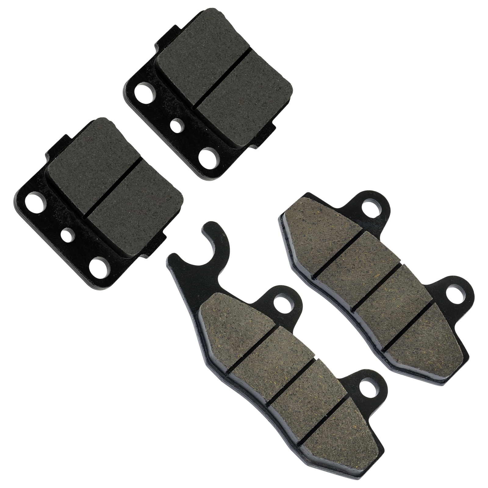 Caltric Front and Rear Brake Pads for Kawasaki KLX140 KLX140L 2008-2020